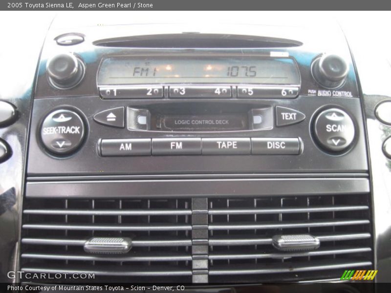 Aspen Green Pearl / Stone 2005 Toyota Sienna LE