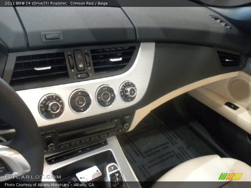 Crimson Red / Beige 2011 BMW Z4 sDrive35i Roadster