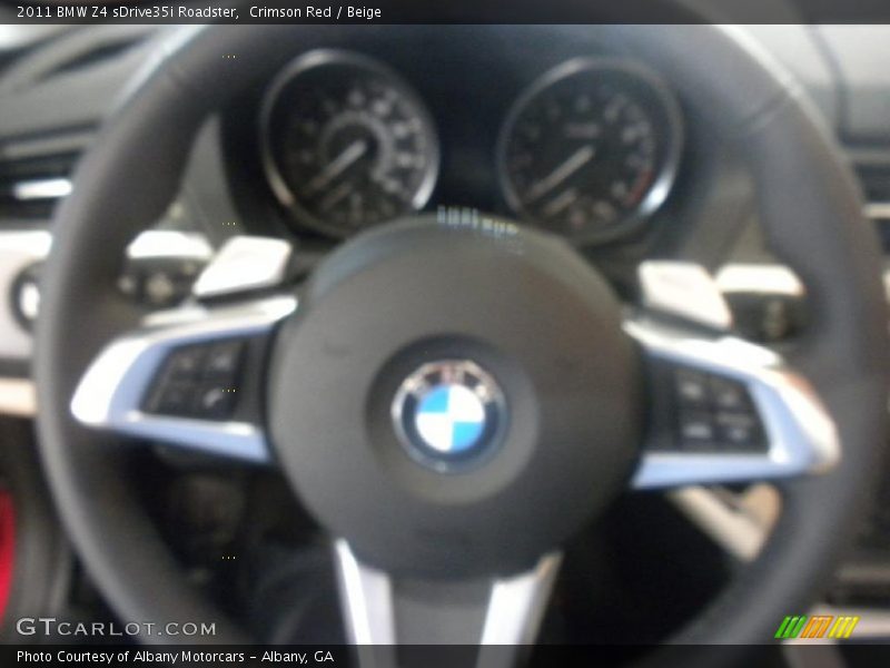 Crimson Red / Beige 2011 BMW Z4 sDrive35i Roadster