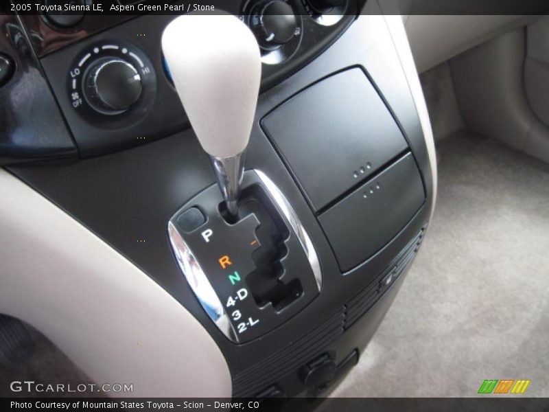 Aspen Green Pearl / Stone 2005 Toyota Sienna LE