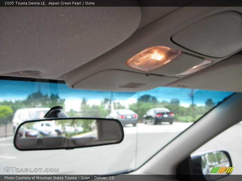 Aspen Green Pearl / Stone 2005 Toyota Sienna LE