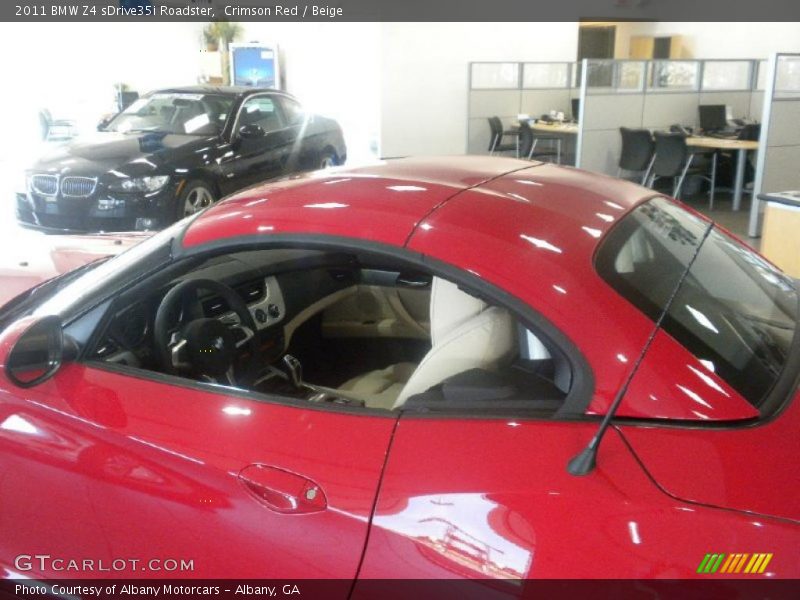 Crimson Red / Beige 2011 BMW Z4 sDrive35i Roadster