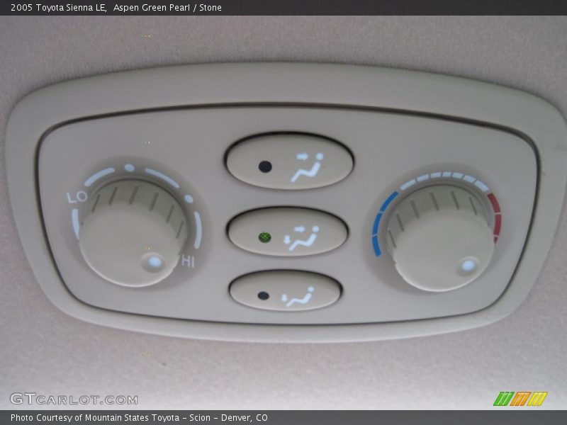 Aspen Green Pearl / Stone 2005 Toyota Sienna LE