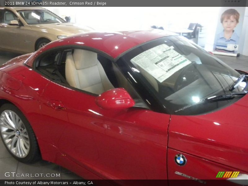 Crimson Red / Beige 2011 BMW Z4 sDrive35i Roadster