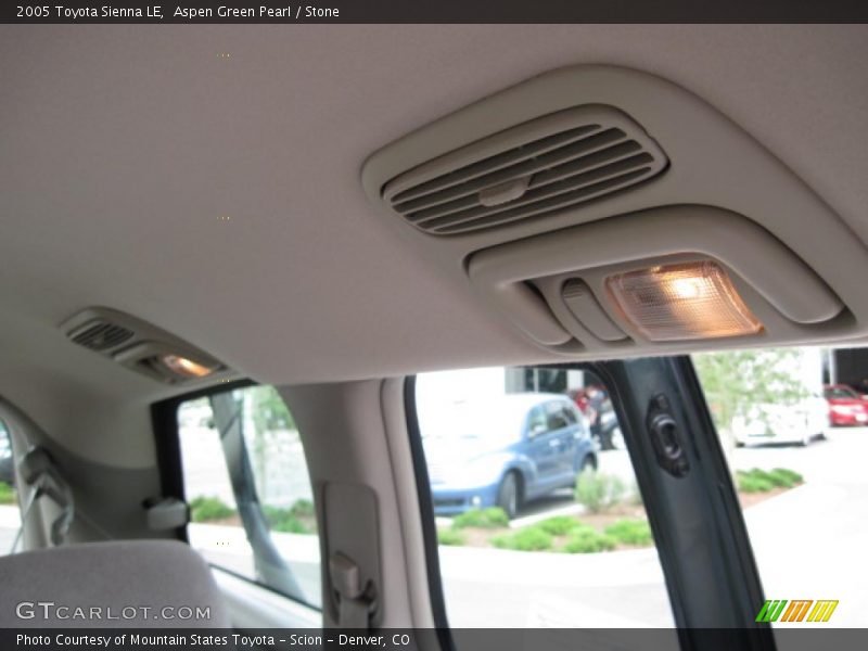 Aspen Green Pearl / Stone 2005 Toyota Sienna LE