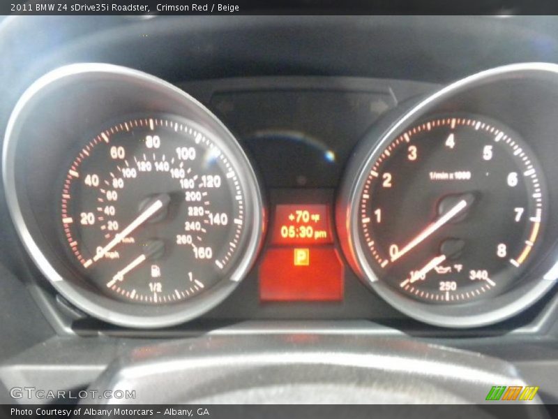 Crimson Red / Beige 2011 BMW Z4 sDrive35i Roadster