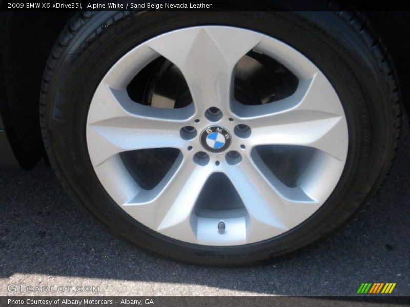 Alpine White / Sand Beige Nevada Leather 2009 BMW X6 xDrive35i
