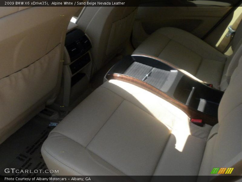 Alpine White / Sand Beige Nevada Leather 2009 BMW X6 xDrive35i