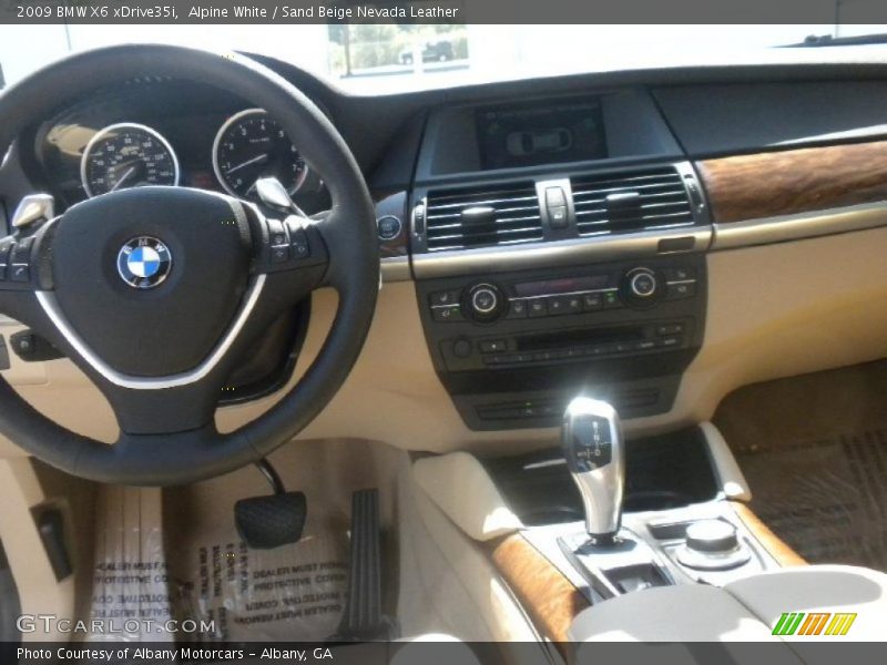 Alpine White / Sand Beige Nevada Leather 2009 BMW X6 xDrive35i