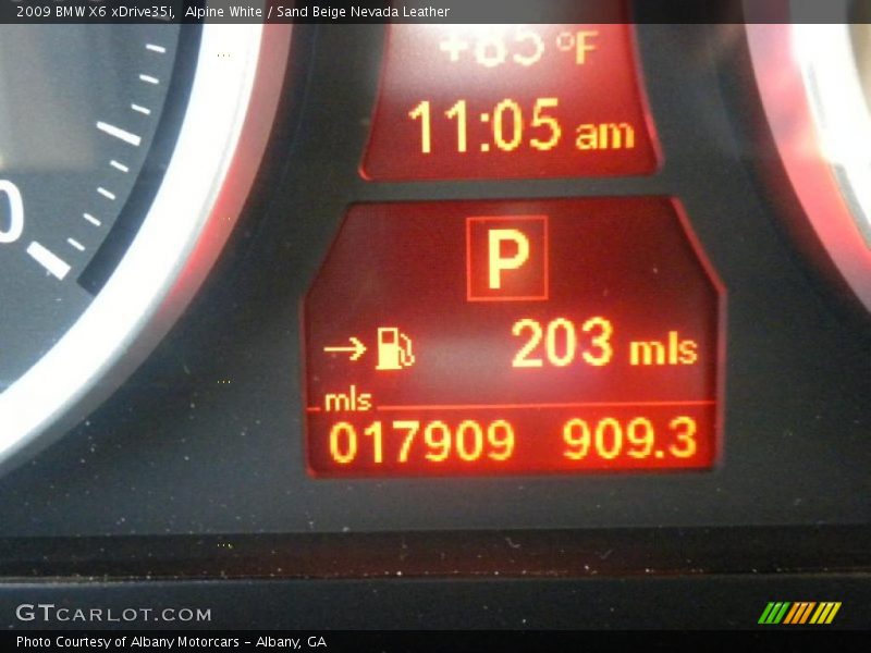 Alpine White / Sand Beige Nevada Leather 2009 BMW X6 xDrive35i