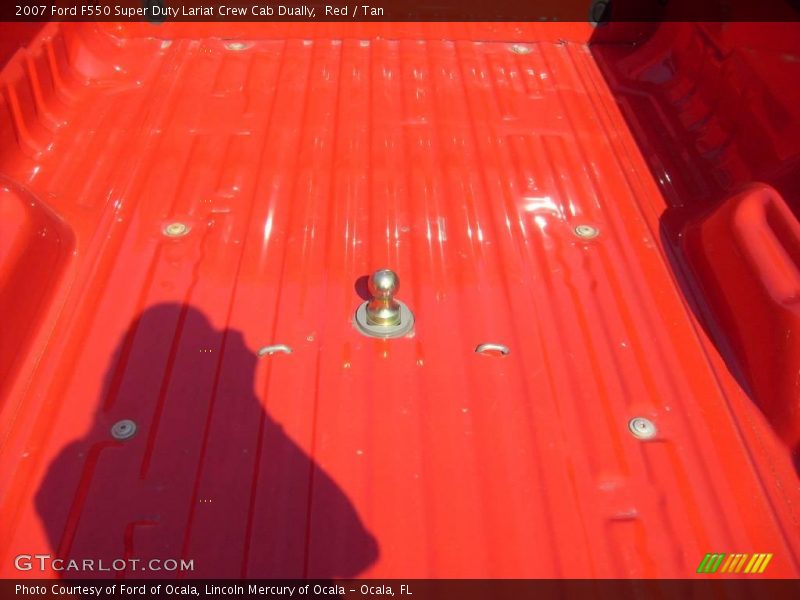 Red / Tan 2007 Ford F550 Super Duty Lariat Crew Cab Dually