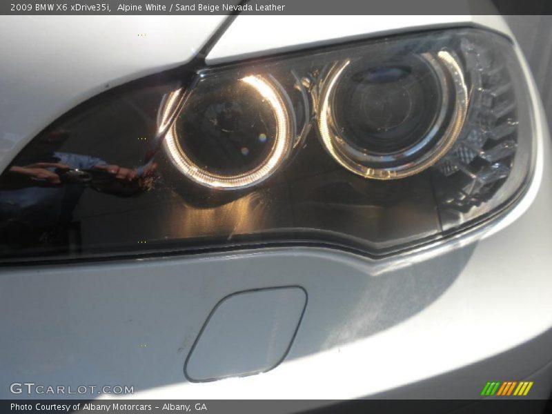 Alpine White / Sand Beige Nevada Leather 2009 BMW X6 xDrive35i