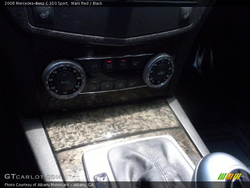Mars Red / Black 2008 Mercedes-Benz C 350 Sport