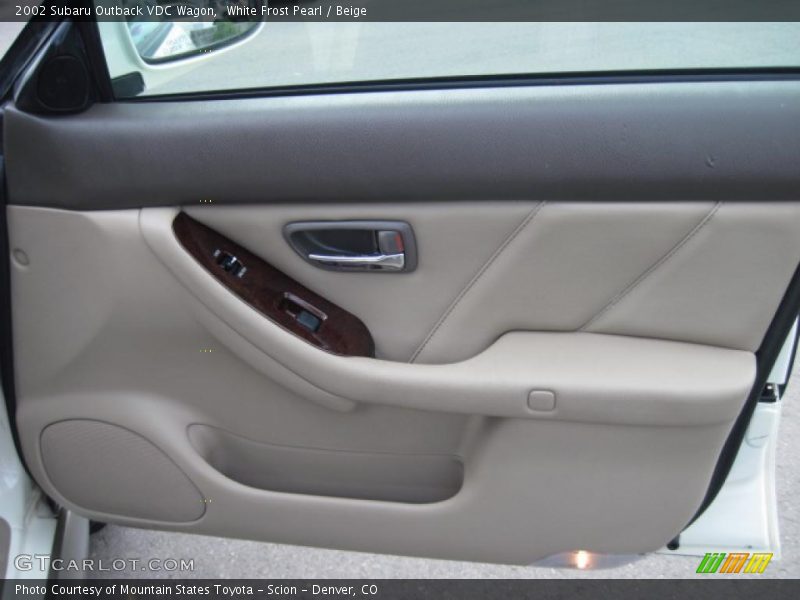 White Frost Pearl / Beige 2002 Subaru Outback VDC Wagon
