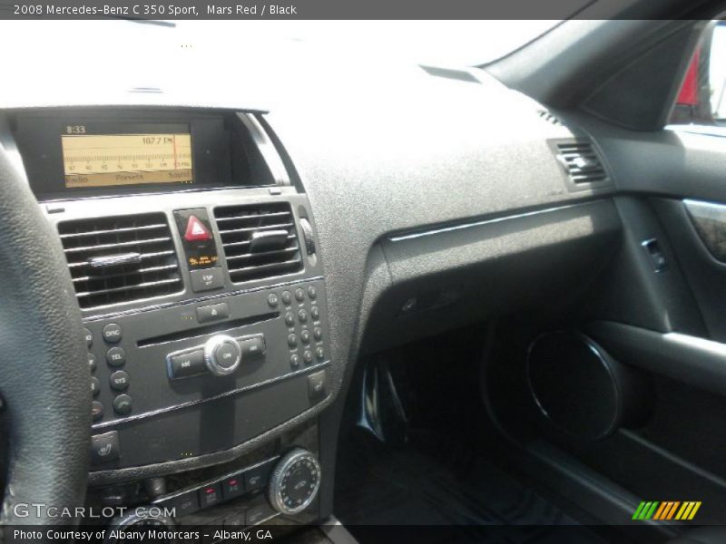 Mars Red / Black 2008 Mercedes-Benz C 350 Sport