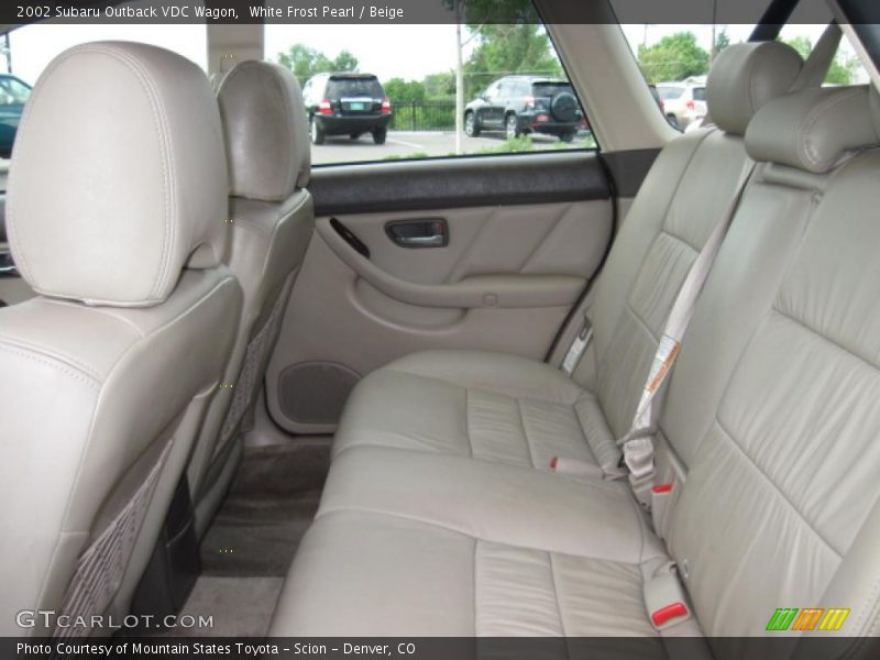 White Frost Pearl / Beige 2002 Subaru Outback VDC Wagon