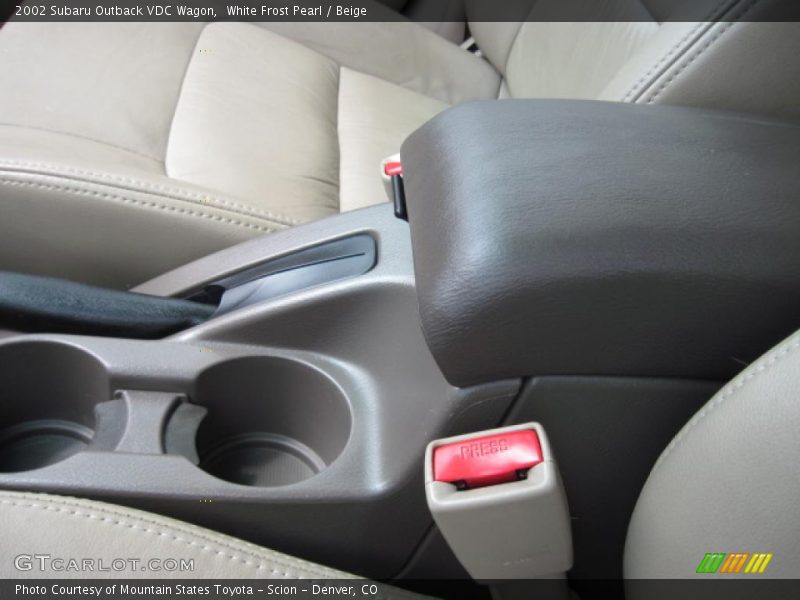 White Frost Pearl / Beige 2002 Subaru Outback VDC Wagon
