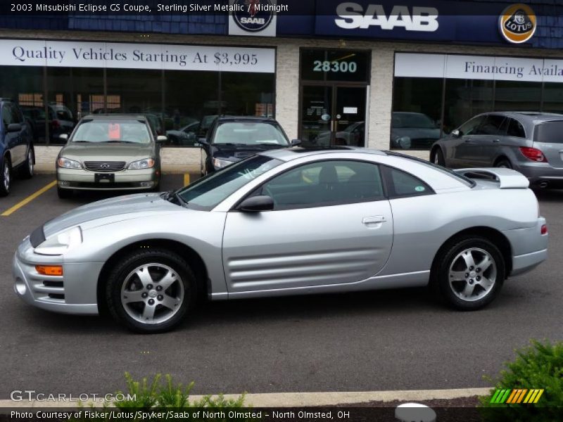 Sterling Silver Metallic / Midnight 2003 Mitsubishi Eclipse GS Coupe