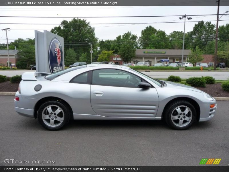 Sterling Silver Metallic / Midnight 2003 Mitsubishi Eclipse GS Coupe