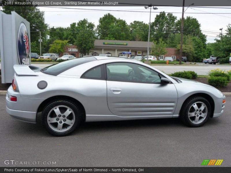 Sterling Silver Metallic / Midnight 2003 Mitsubishi Eclipse GS Coupe