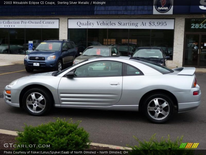 Sterling Silver Metallic / Midnight 2003 Mitsubishi Eclipse GS Coupe