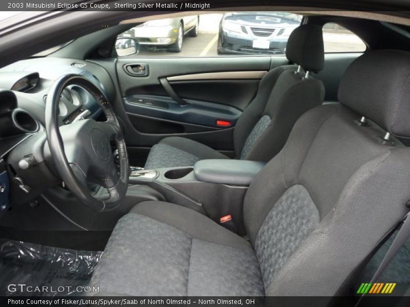 Sterling Silver Metallic / Midnight 2003 Mitsubishi Eclipse GS Coupe