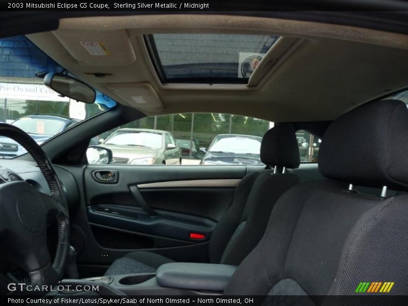 Sterling Silver Metallic / Midnight 2003 Mitsubishi Eclipse GS Coupe