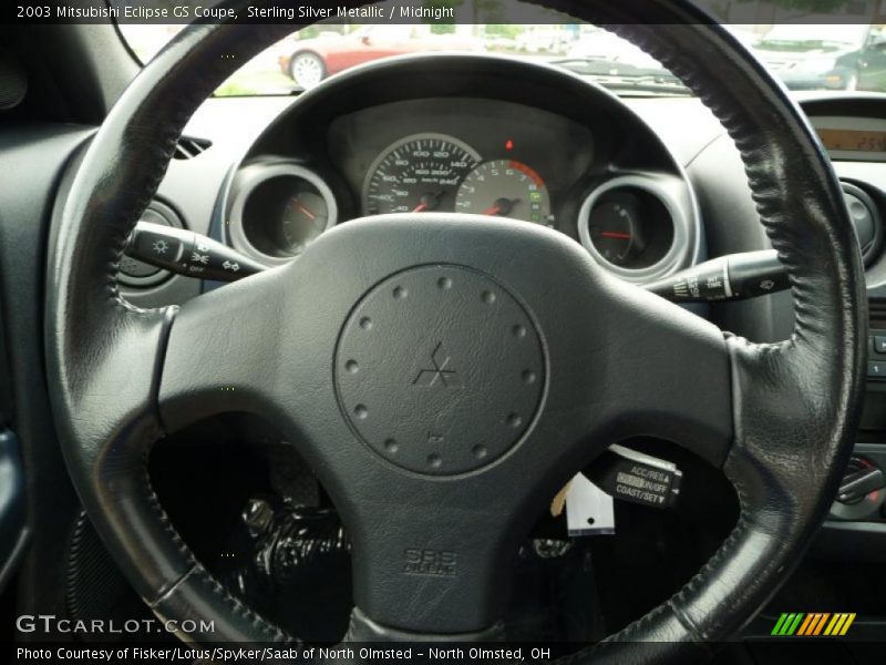 Sterling Silver Metallic / Midnight 2003 Mitsubishi Eclipse GS Coupe