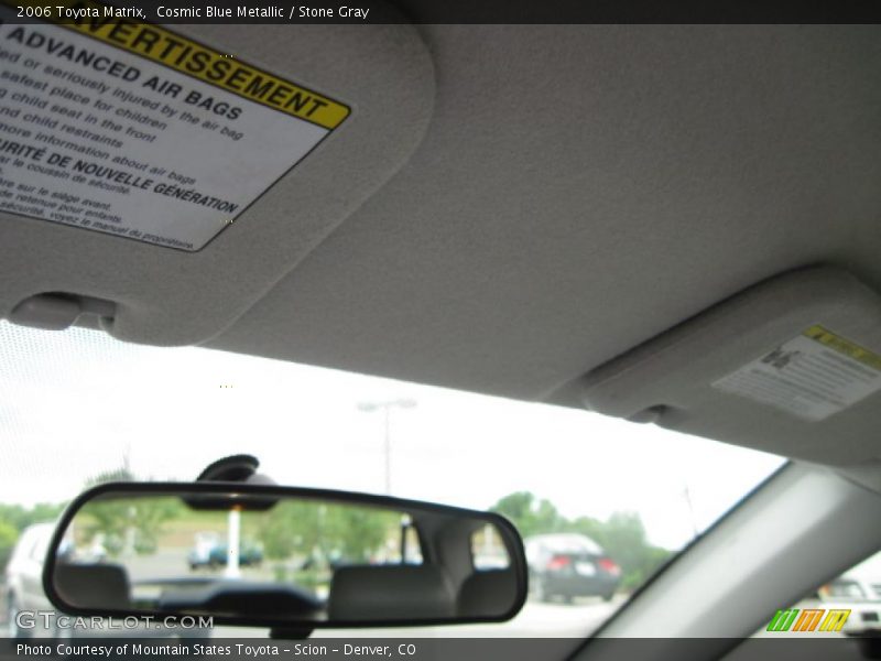 Cosmic Blue Metallic / Stone Gray 2006 Toyota Matrix