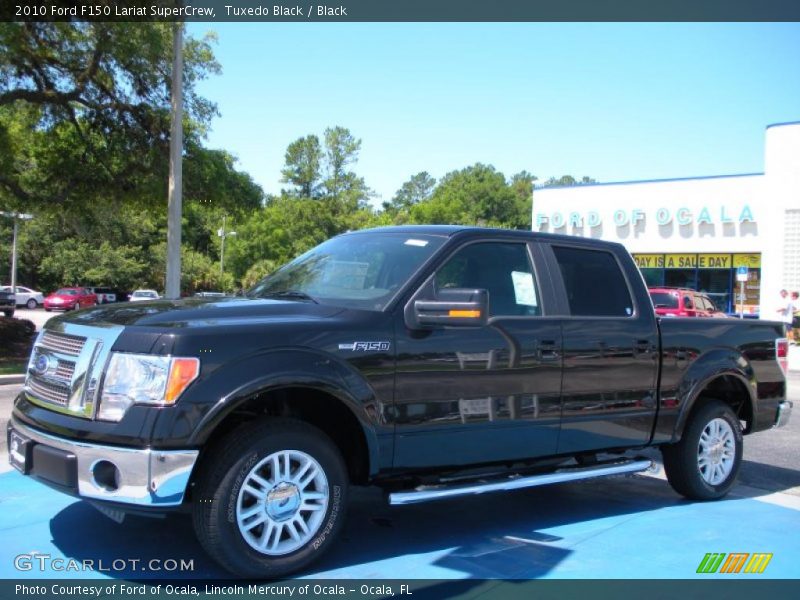 Tuxedo Black / Black 2010 Ford F150 Lariat SuperCrew