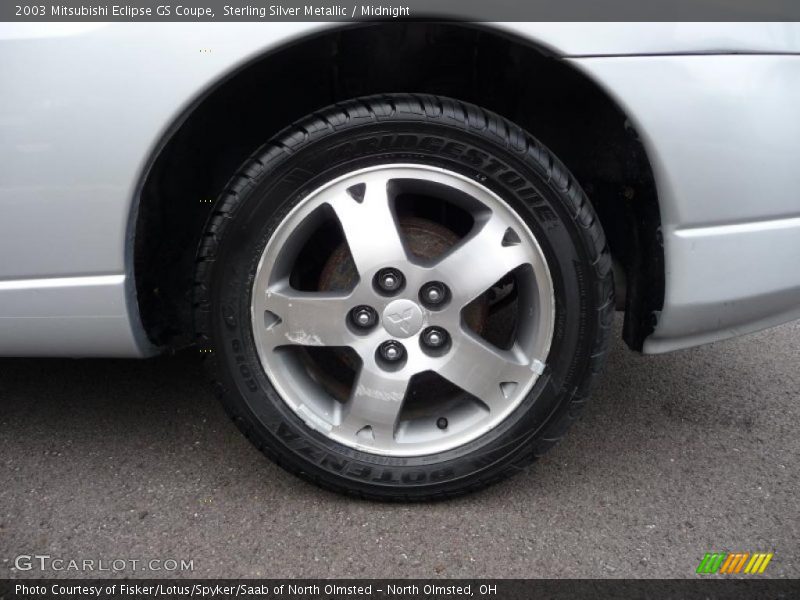 Sterling Silver Metallic / Midnight 2003 Mitsubishi Eclipse GS Coupe