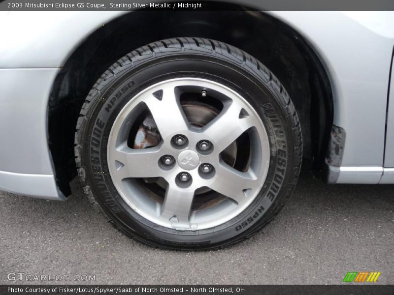 Sterling Silver Metallic / Midnight 2003 Mitsubishi Eclipse GS Coupe
