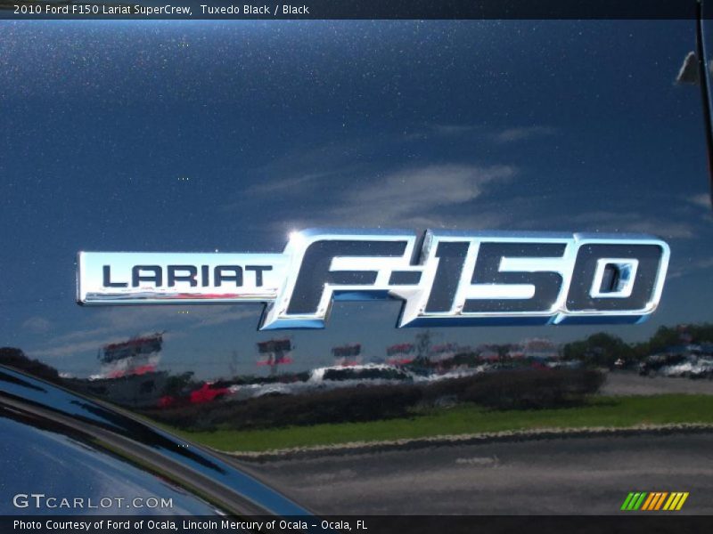 Tuxedo Black / Black 2010 Ford F150 Lariat SuperCrew