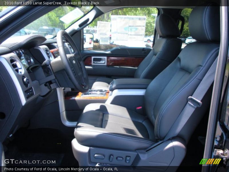 Tuxedo Black / Black 2010 Ford F150 Lariat SuperCrew