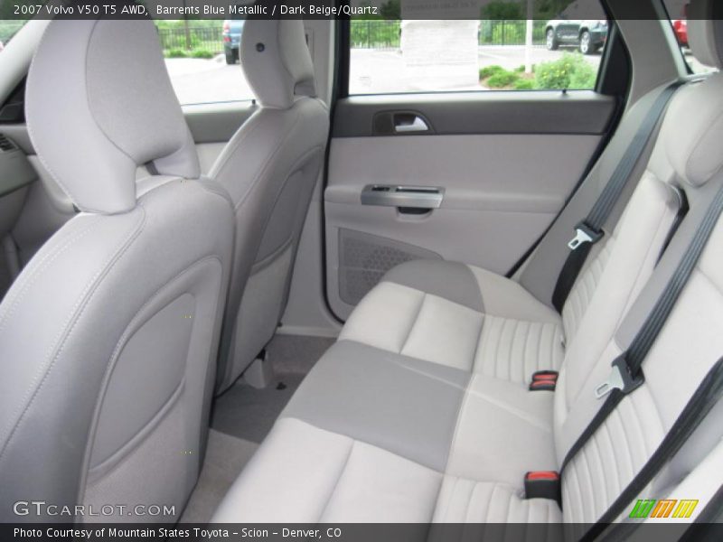 Barrents Blue Metallic / Dark Beige/Quartz 2007 Volvo V50 T5 AWD