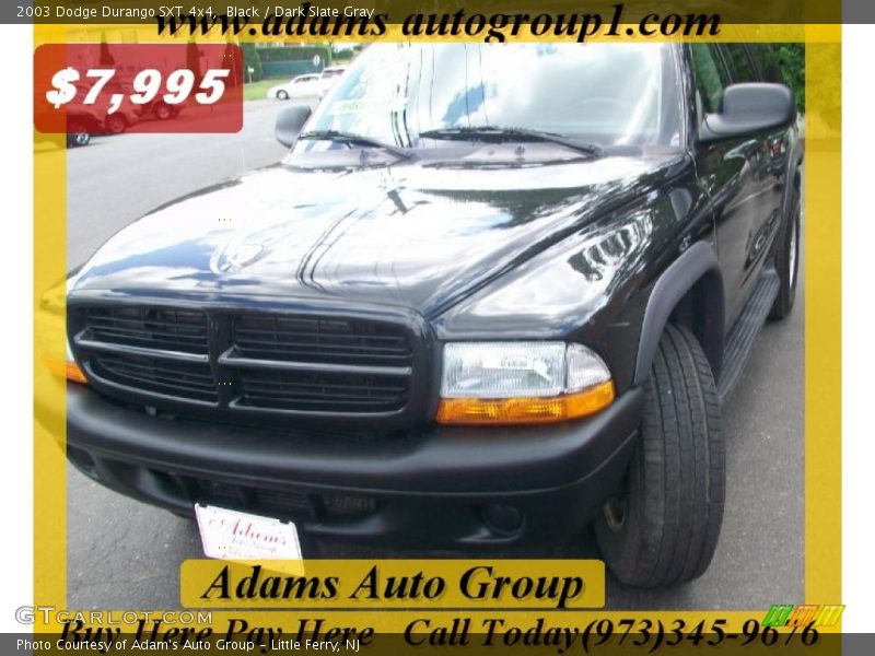 Black / Dark Slate Gray 2003 Dodge Durango SXT 4x4