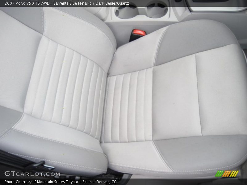 Barrents Blue Metallic / Dark Beige/Quartz 2007 Volvo V50 T5 AWD