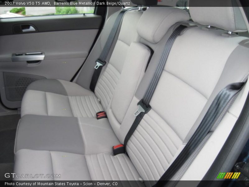 Barrents Blue Metallic / Dark Beige/Quartz 2007 Volvo V50 T5 AWD