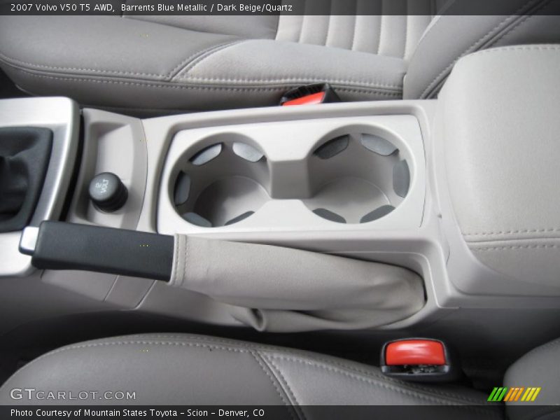 Barrents Blue Metallic / Dark Beige/Quartz 2007 Volvo V50 T5 AWD
