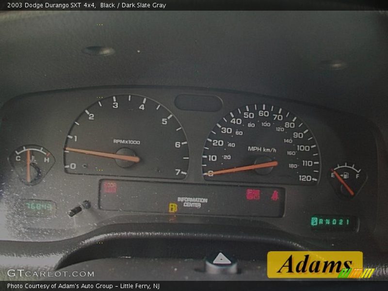 Black / Dark Slate Gray 2003 Dodge Durango SXT 4x4