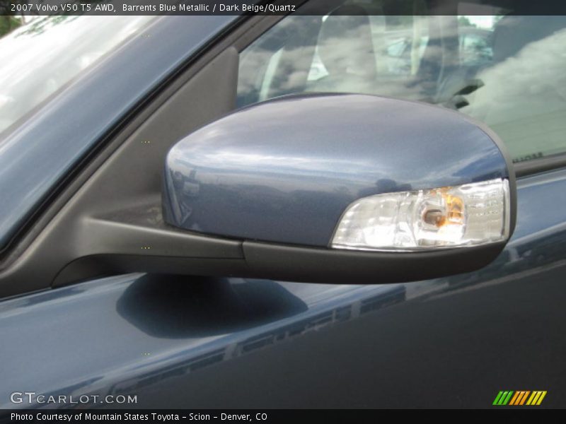 Barrents Blue Metallic / Dark Beige/Quartz 2007 Volvo V50 T5 AWD