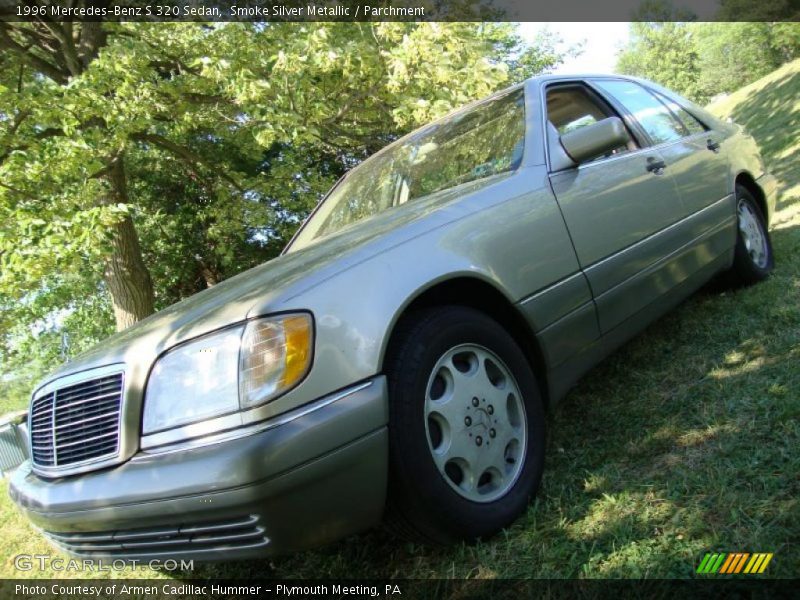 Smoke Silver Metallic / Parchment 1996 Mercedes-Benz S 320 Sedan