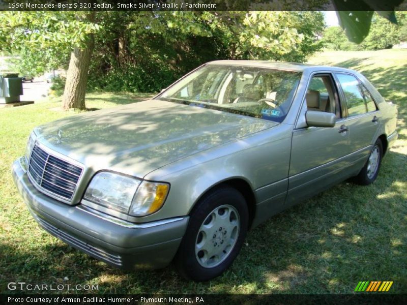 Smoke Silver Metallic / Parchment 1996 Mercedes-Benz S 320 Sedan
