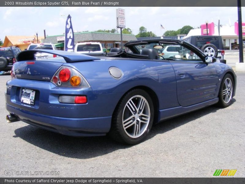 Flash Blue Pearl / Midnight 2003 Mitsubishi Eclipse Spyder GTS