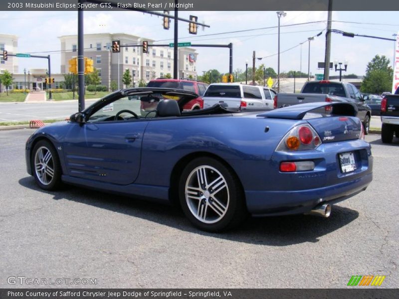 Flash Blue Pearl / Midnight 2003 Mitsubishi Eclipse Spyder GTS