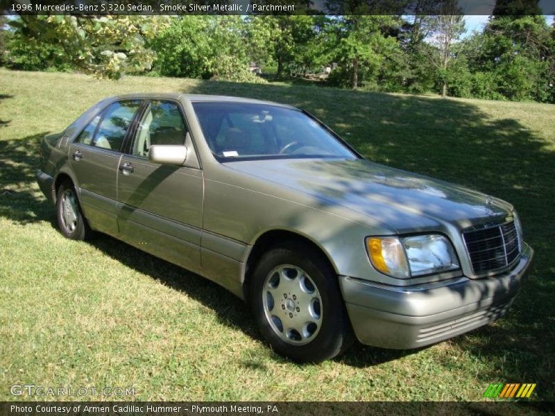 Smoke Silver Metallic / Parchment 1996 Mercedes-Benz S 320 Sedan