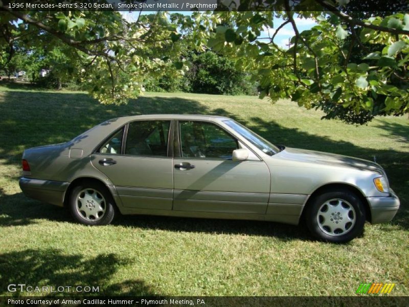 Smoke Silver Metallic / Parchment 1996 Mercedes-Benz S 320 Sedan