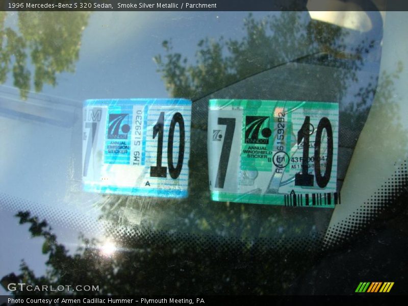Smoke Silver Metallic / Parchment 1996 Mercedes-Benz S 320 Sedan