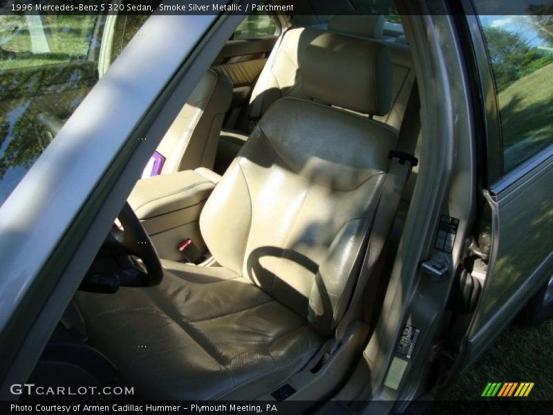 Smoke Silver Metallic / Parchment 1996 Mercedes-Benz S 320 Sedan