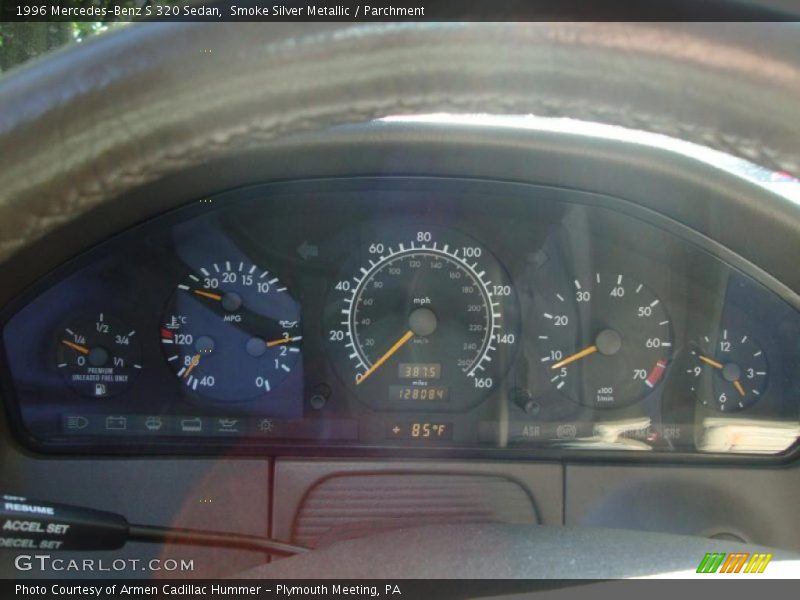 Smoke Silver Metallic / Parchment 1996 Mercedes-Benz S 320 Sedan